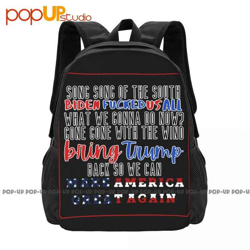 Biden All What We Gonna Do Bow Make American Great Again Backpack