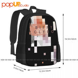 Biffy Clyro Multi Pixel Backpack Large Capacity Portable Storage Bag
