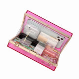 Transparent Chain Box Shoulder Bag Women Clutch Crossbody Bag
