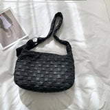 Women's Large Shoulder Bag Down Feather Messenger Bag