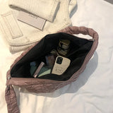 Women's Large Shoulder Bag Down Feather Messenger Bag