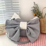 Big Bow Shoulder Bags Women Underarm Sweet All-match
