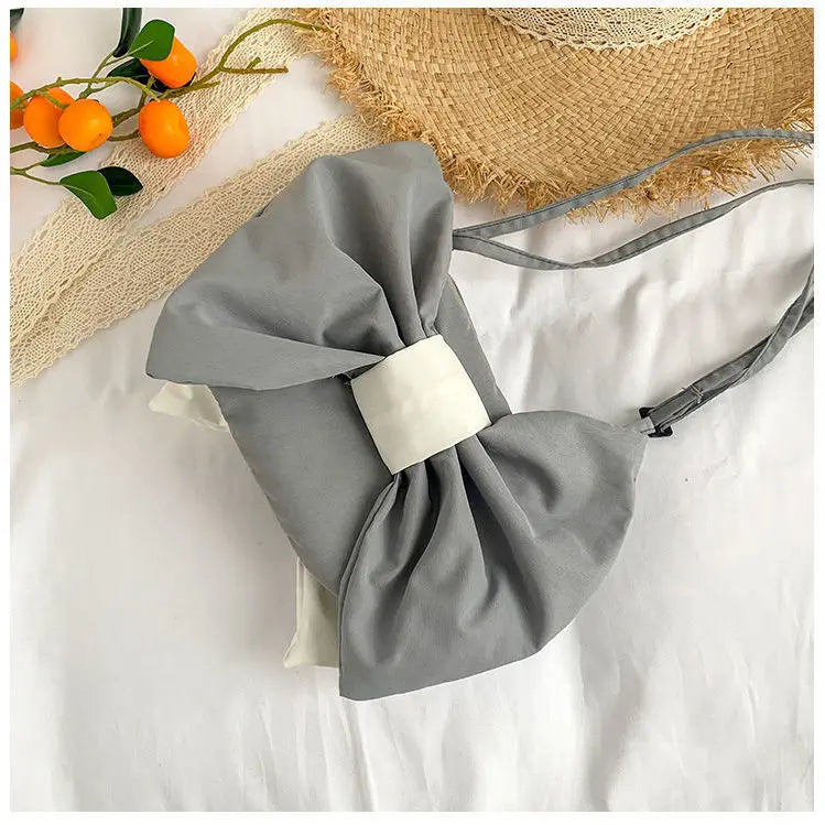 Big Bow Shoulder Bags Women Underarm Sweet All-match