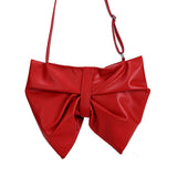 Big Bow Square Crossbody Bags High-quality Leather Women's Handbags