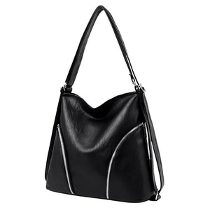 Big Capacity PU Leather Handbag Ladies Party Tote Shoulder Bags