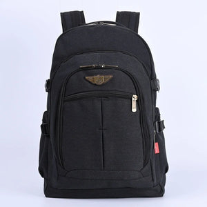 Big Capacity Men Backpack Laptop 16 Inch Canvas School Bags Teen College Student