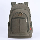 Big Capacity Men Backpack Laptop 16 Inch Canvas School Bags Teen College Student