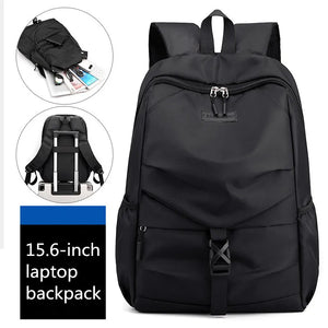 Big Capacity Men Backpack Laptop Oxford Gray Student Back Pack