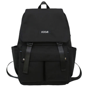 Nylon Women Backpack Multi-Pocket Student Rucksack Female Travel Bag