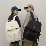 Nylon Women Backpack Multi-Pocket Student Rucksack Female Travel Bag