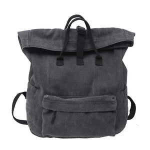 Teenager School Book Knapsack Bag Student Casual Minimalist Backpack