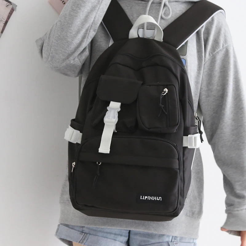 Large Capacity Oxford Backpack for School Travel