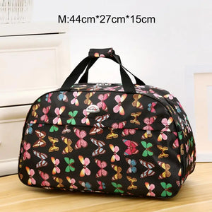 Large Capacity Travel Duffel Bag Waterproof Nylon Handbag