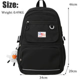 Big Capacity Women's Backpack Casual Female Travel Bag Schoolbag