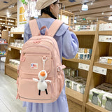 Big Capacity Women's Backpack Casual Female Travel Bag Schoolbag