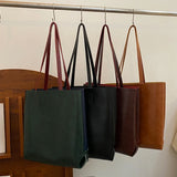 Big Capacity Women's Shoulder Bag PU Leather Casual Tote Female