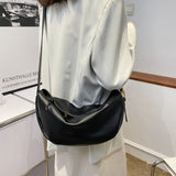 Large Capacity Leather Crossbody Bag for Women Summer