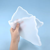 Rectangle Plate Resin Mold Fruit Disc Tea Tray UV Resin Mould Coaster Silicone M