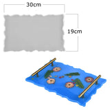 Rectangle Plate Resin Mold Fruit Disc Tea Tray UV Resin Mould Coaster Silicone M