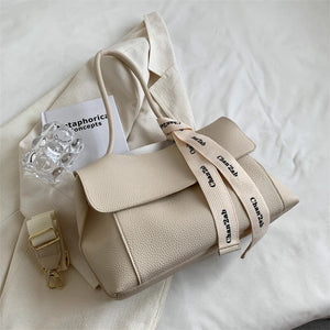 Women's PU Crossbody Bag Large Soft Leather Tote Bag