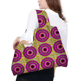 African Wax Large Tote Reusable Cotton Shopping Bag