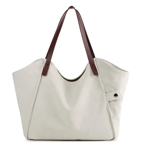 Big Size Women Autumn Canvas Shoulder Bag Female Casual Large Capacity Crossbody
