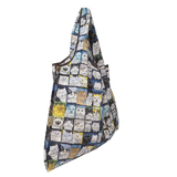 Large Nylon Shopping Bag Supermarket Tote Eco Reusable Portable Shoulder
