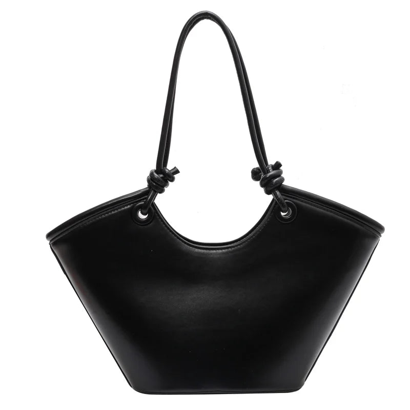 Vintage Tote Bag Women Spring Shoulder Handbag Side Bag with Short Handle