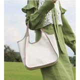 Soft Leather Tote Handbag for Women Large Capacity Ladies Shoulder Bag