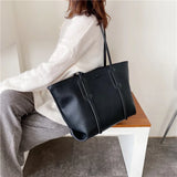 Women's Large-Capacity Shoulder Bag Autumn Winter Wave Version Joker Tote Bag