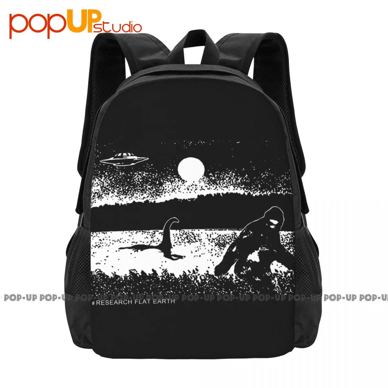 Bigfoot Sasquatch Loch Ness Monster Nessie Backpack Large Capacity