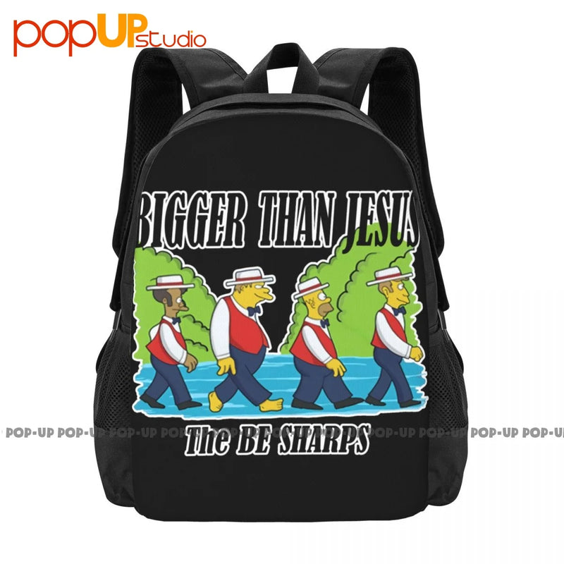 Be Sharps Backpack Large Capacity Vintage Foldable Storage Bag