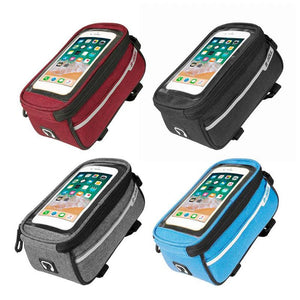 Bike Phone Top Tube Bag Waterproof for Phones Below 6 Inch