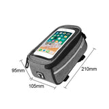 Bike Phone Top Tube Bag Waterproof for Phones Below 6 Inch