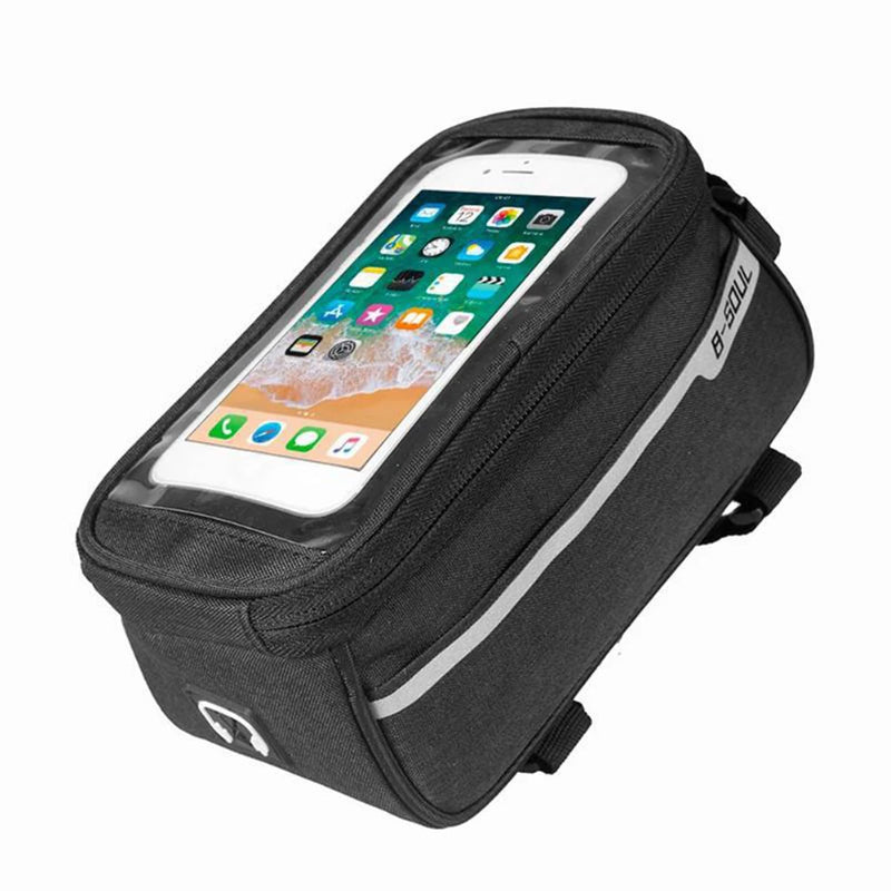 Bike Phone Top Tube Bag Waterproof for Phones Below 6 Inch