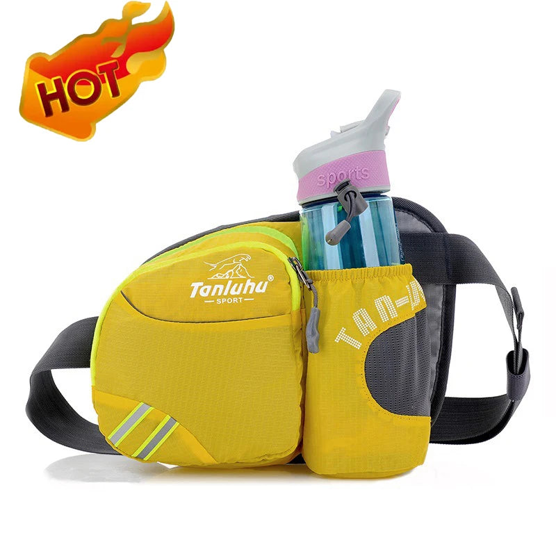 Outdoor Waist Bag Fanny Pack with Water Bottle Pocket