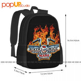 Biker Mice From Mars Cartoon Backpack Large Capacity Travel Shoe Bag Gymnast Bag