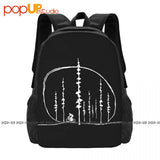 Forest Gravel Backpack Large Capacity Travel Shoe Bag Eco Friendly