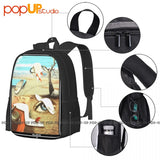 Billa Bong Melted Backpack Large Capacity Schoolbag Gymnast Bag