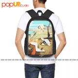 Billa Bong Melted Backpack Large Capacity Schoolbag Gymnast Bag