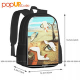 Billa Bong Melted Backpack Large Capacity Schoolbag Gymnast Bag