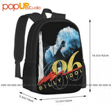 Billy Idol 86 Punk Rock Music Backpack Large Capacity