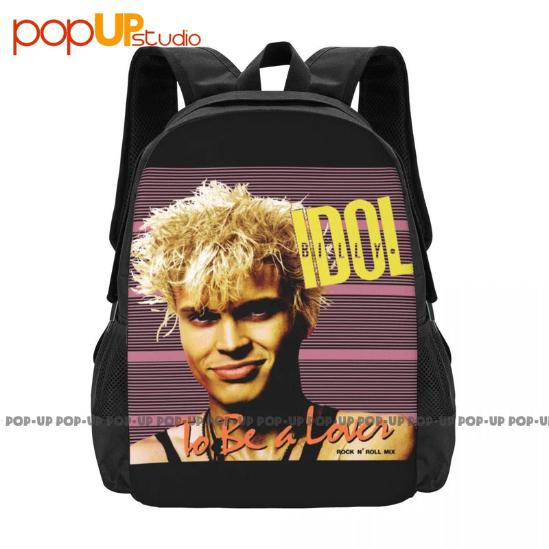 Billy Idol Bealover Backpack Large Capacity Bookbag