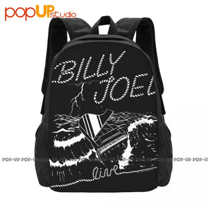 Billy Joel Sea Piano Rock N Roll Music Backpack Large Capacity