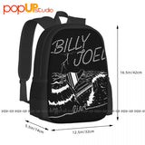 Billy Joel Sea Piano Rock N Roll Music Backpack Large Capacity