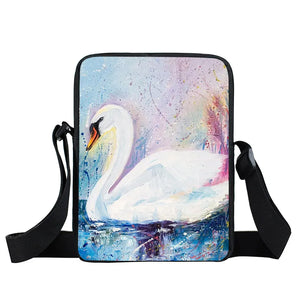 Bird Crane Peacock Messenger Bag Women Crossbody Handbag