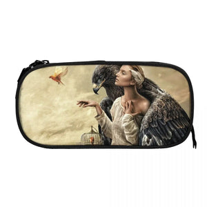 Eagle Gothic Pen Box School Anime Zipper Pen Bag Stationery Gift