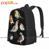 Birds With Arms Funny Backpack Large Capacity Swimming 3d Printing