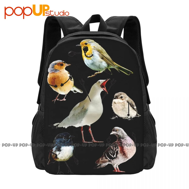 Birds With Arms Funny Backpack Large Capacity Swimming 3d Printing
