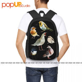 Birds With Arms Funny Backpack Large Capacity Swimming 3d Printing